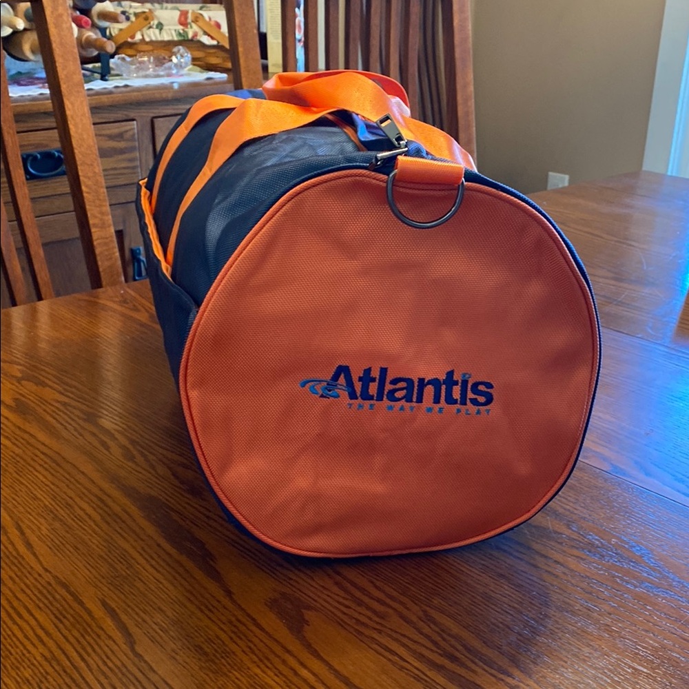Atlantis Orange and Black Duffel Bag